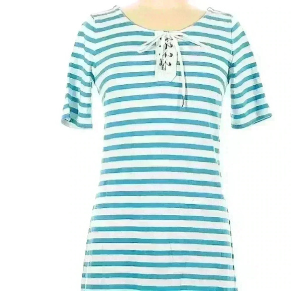 Gap light blue and white nautical dress size small - Picture 1 of 7